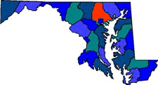 Baltimore County Map