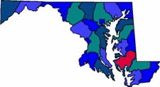 Dorcheter County Map